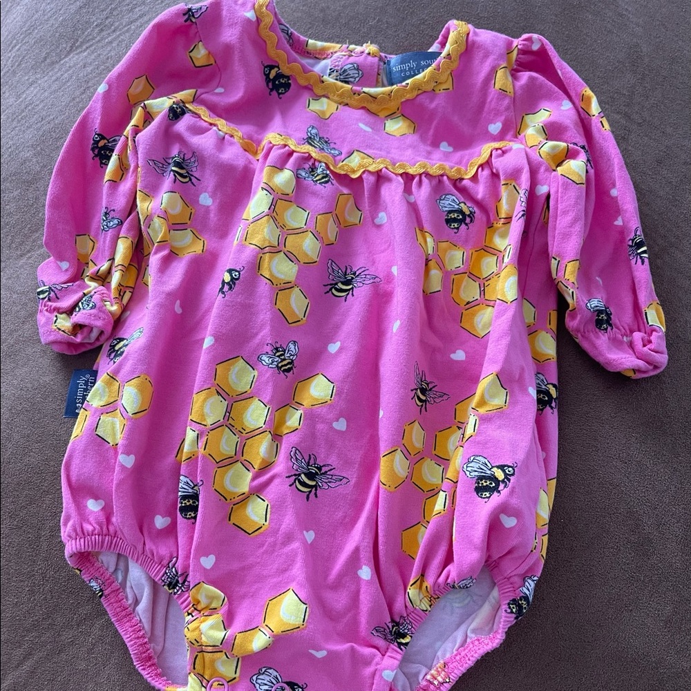 Simply Southern 0-6 months Girls Romper